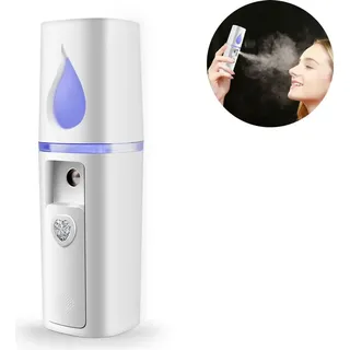 Nano Ionen Nebel Spray, Handliche Gesicht Mister Moisturizing Steamer Beauty Skin Care Befeuchten Sprayer mit USB aufladbar