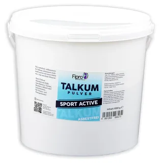 Sucelos FiPro TALKUM-Pulver 1kg | Sport-Talkum-Puder fein asbestfrei - mischbar mit Chalk - Kalk - Kreide | für Sport und Freizeit | Gym | Fitness-Center | Gewichtheben | Klettern | Turnen | Billard