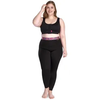 LIPOELASTIC Active Leggings mit medizinischer Kompression - Anti-Cellulite, Schwarz , XS - XS