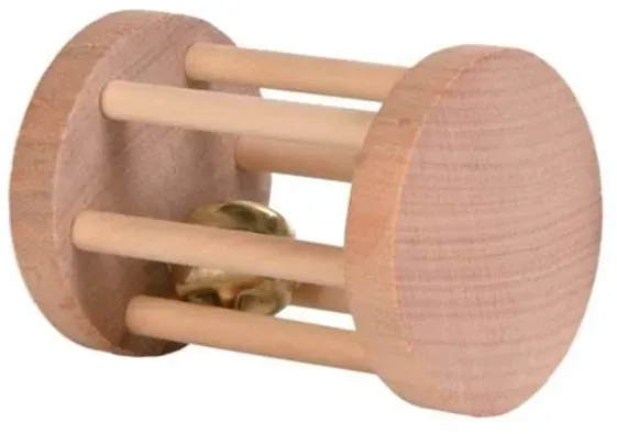 Trixie 6184 Spielrolle, Kleintiere, Holz, ø 5 × 7 cm