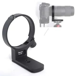 iShoot Stativ-Halterungsring, kompatibel mit Tamron 100–400 mm f/4.5–6.3 Di VC USD Objektiv (A035), Objektivstützhalterung mit Schnellwechselplatte für Arca-Swiss Fit Stativ-Kugelkopfklemme