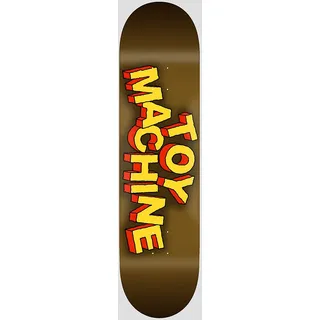 Toy Machine Hirotton Logo Symmetrical Shape 8" Skateboard Deck yellow Gr. Uni
