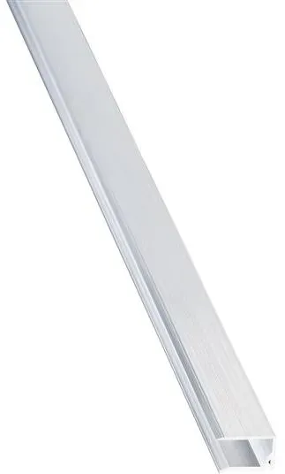 U Profil 10 mm Alu pressblank mit Tropfkante 1050 mm lang