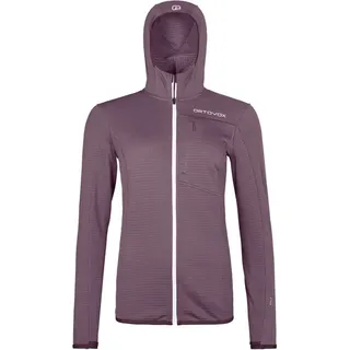 Ortovox Damen Fleece Light Grid Hoodie Jacke (Größe M, lila)