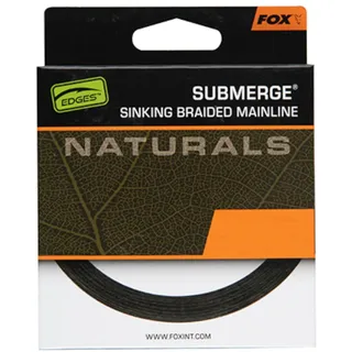 Fox International Fox Submerge Naturals Braid - 300m geflochtene Angelschnur, Durchmesser/Tragkraft:0.30mm / 24.9kg / 55lb