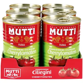 Mutti Pomodorini Kirschtomaten 400 g, 6er Pack
