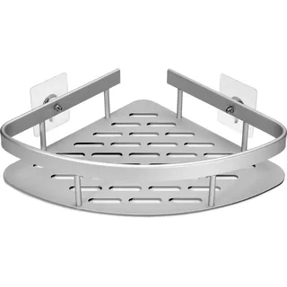 LUSAKA Eckregal silber für das Bad