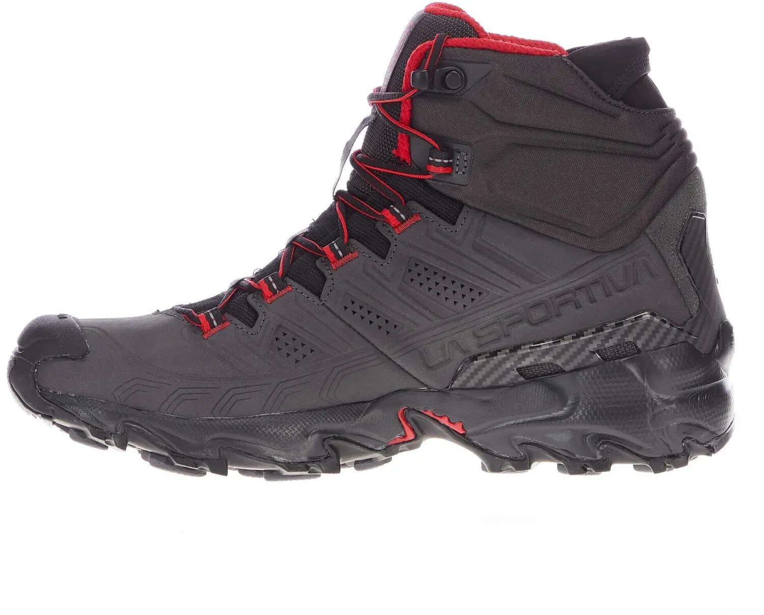 Mode&Accessoires La Sportiva La Sportiva Ultra Raptor II Mid Leather GTX Herren Outdoorschuhes Carbon/Tango Red - Mehrfarbig - 48