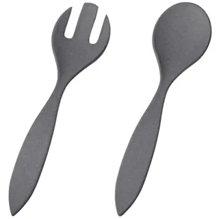 Magu Natur-Design Salatbesteck 26 cm Schiefer