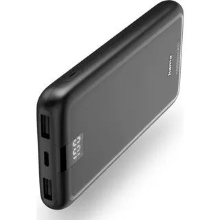 Hama Power Pack Performance 10 10000mAh 3 Ausgänge: USB-C 2x USB-A Anthr.