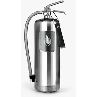 Feuerlöscher 6 kg - handpoliertem Edelstahl