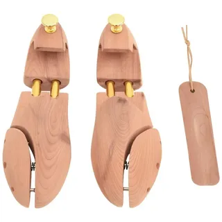 vidaXL Schuhspanner mit Schuhlöffel EU 44-45 Massivholz Zeder