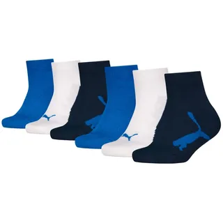 Puma Kurzsocken PUMA KIDS BWT QUARTER 6P ECOM (6 Paar) mit lebhaftem Farbdesign bunt 31-34