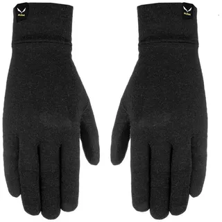 Salewa unterziehhandschuhe damen salewa cristallo merino schwarz - M