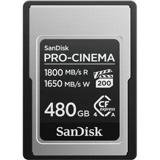 SanDisk Pro Cinema CFexpress Card Type A 480GB