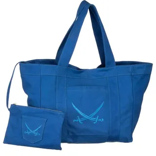 Sansibar Schultertasche Beach Bag Royal Blue