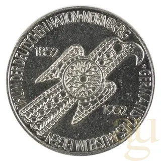 5 DM Silbermünze Germanisches Museum BRD