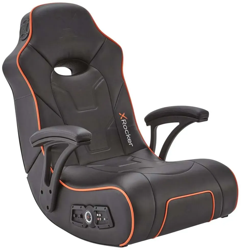 Xrocker X Rocker Sentinel 4.1 Audio Floor Rocker Gaming Bodensessel mit Subwoofer & Vibration - Schwarz