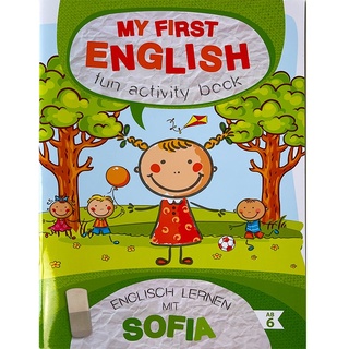 Lernbuch: My first english fun activity book - Englisch lernen mit Sofia