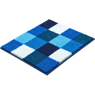 Badematte BONA Blau 50 x 60 cm mit Ausschnitt