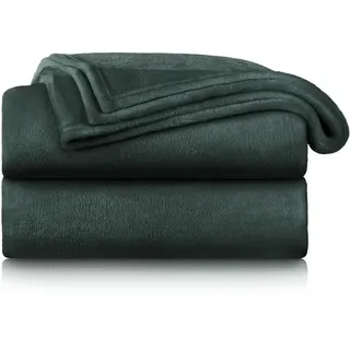 Blumtal Kuscheldecke Grün Textil, Rechteckig, 220x240 cm Wohntextilien, Decken, Kuscheldecken