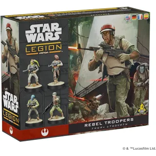 Asmodee Atomic Mass Games, Star Wars: Legion - Rebel Troopers (Rebellentruppen), Erweiterung, Tabletop, 2 Spieler, ab 14+ Jahren, 120-180 Minuten, Deutsch, Mehrsprachig