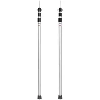 PRO PLUS ProPlus Teleskopzeltstangen Set, 93-230cm, 2er-Set