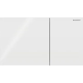 Geberit Sigma70 Betätigungsplatte Glas weiß
