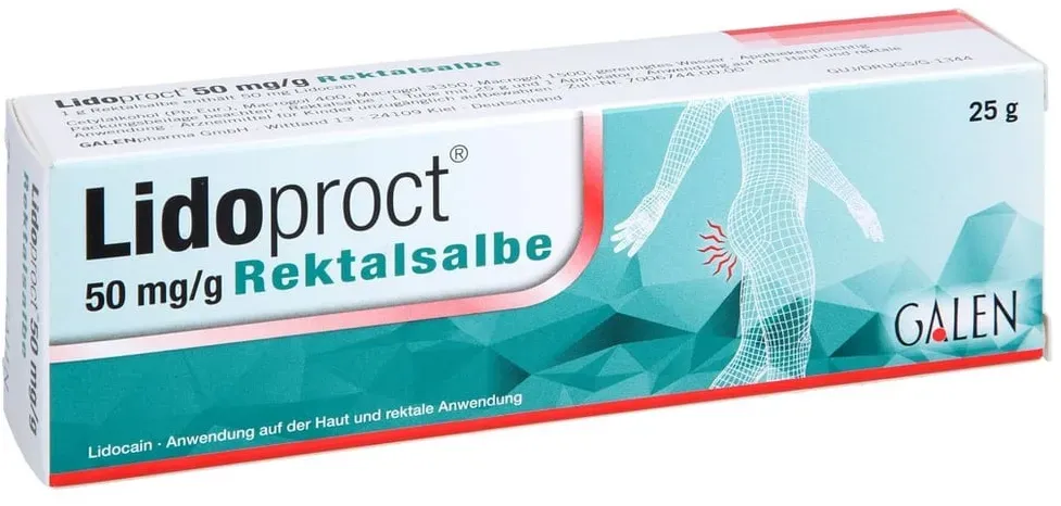 Lidoproct 50 mg/g Rektalsalbe