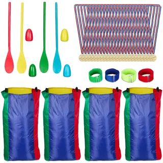 Relaxdays Outdoor Spielset für Kinder Garten Spiele Set