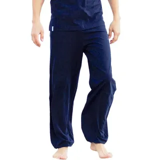 ESPARTO Yogahose Yoga- und Sporthose Sitaara unisex (mit Kordel im Bund) Bindegürtel / -kordel blau XL