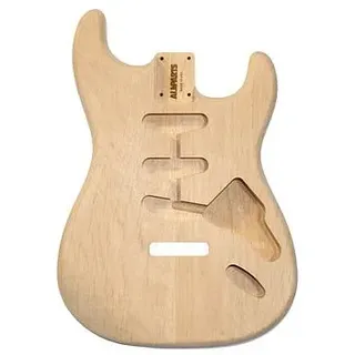 Allparts SBO Alder Body 3 SC Unlackiert" Ersatz und Kleinteile für E-Gitarre