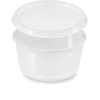 Rundbecher (PP) klar 250ml + Deckel [250 Sets]