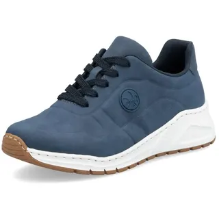 Sneaker mit MemoSoft-Innensohle, Freizeitschuh, Halbschuh, Schnürschuh, blau 41