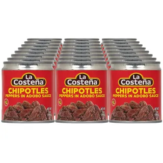 La Costena Chipotle Chilli in Adobo Sauce 199 g, 24er Pack