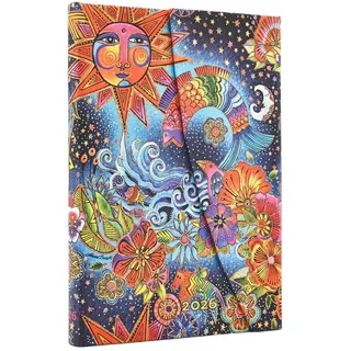 paperblanks ltd. 12-Monatskalender. 2026 Himmlische Magie Mini Horizontal