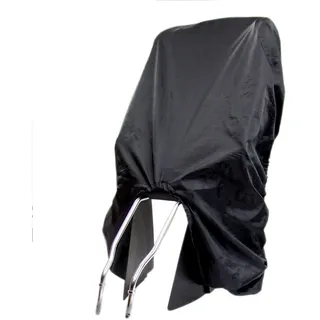 BambiniWelt Regenschutz Regenhaube für Kinderfahrradsitze RÖMER XX - Wasserdicht, Schwarz, Verdicktes PEVA