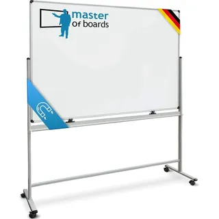 Master of Boards Whiteboard Stanford Lackiert Mobil & drehbar