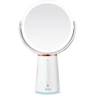 Auxmir Schminkspiegel mit Beleuchtung, LED Kosmetikspiegel 1X/ 10X
