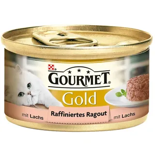 Purina Gold Raffiniertes Ragout Lachs 48 x 85 g
