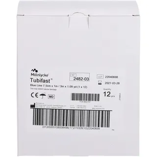 TUBIFAST 2W 7.5CMX1M BLAU 12 St