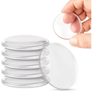 ECENCE 6x Türpuffer Türstopper selbstklebend Transparent