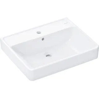 Hansgrohe Xanuia Q Aufsatzwaschtisch, mit Hahnloch, mit Überlauf, geschliffen, weiß