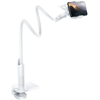 Lamicall Handyhalterung für Bett, Schwanenhals Handy Halterung - Flexible Lang Arm Handy Ständer für iPhone 17 16 15 14 Pro Max Plus, SE, 13 12 Pro Max Mini, 11, Samsung S24 S23, 4-7 Zoll Smartphone