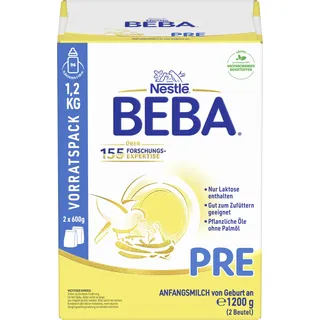 Nestlé BEBA PRE Anfangsmilch von Geburt an,