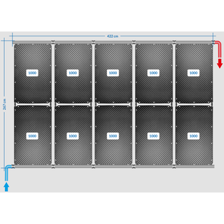 OKU Obermaier GmbH OKU Solarabsorber Pool-Solarheizung SET 20