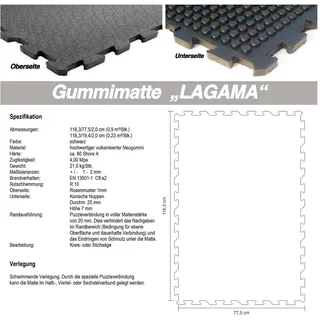 Floordirekt KARAT Stallmatte aus Gummi Stallboden