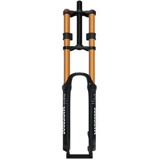 DHNCBGFZ Luftgabel 26 27.5 29 Zoll DH Mountainbike Federgabel Federweg 180mm Scheibenbremse Vorderradgabel 1-1/8" Gerade Doppelschulter Downhill Gabel Manuelles Lockout QR 9 * 100mm(Gold,29")