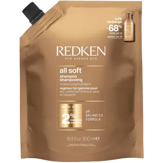 Redken All Soft Shampoo Refill Pouch 500 ml