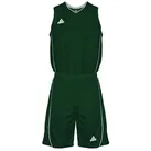 Team Basketballtrikot-Set Herren 20372 dunkelgrün/weiss 5XL